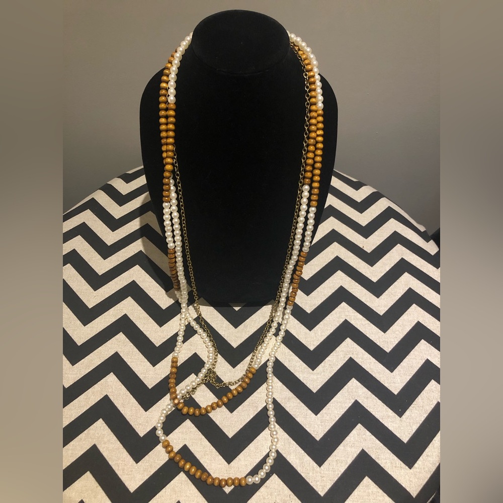 Long beaded necklace